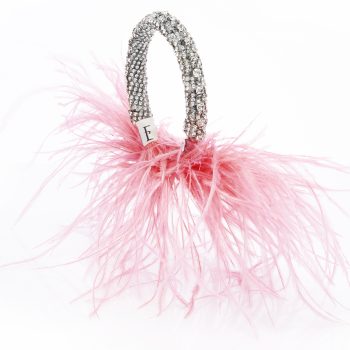 Tina-bracelet-pink-pembe-crystals-kristal-bileklik-tuy-ostrich-feathers-devekusu-tuyu-elipeacock